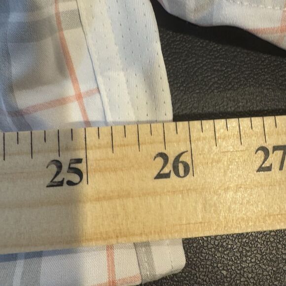 Texas Tech Under Armour 2XL Plaid Fishing Shirt Men Basketball Button Down RR4L - Picture 9 of 11